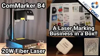 ComMarker B4 20W Fiber Laser Review - A Laser Marking Business In A Box