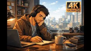 ✨📚 LOFI HIP HOP para TRABAJAR y CONCENTRARSE | ☀️ Ambiente Relajante de Oficina 💻🎶 4K ULTRA HD