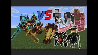 Updated Ignis vs Lord Pumpkinhead, Elite Nethengeic Wither, Rosalyne and more | Minecraft mob battle