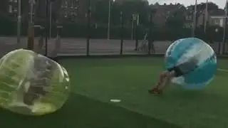 Zorb Football Fail and Back Flip