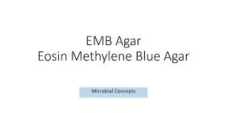 EMB Eosin methylene blue agar | Microbiology basics | Practical | Culture media details.