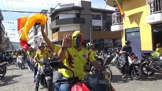 Así Celebró Caicedonia el triunfo de Colombia. #Rusia2018