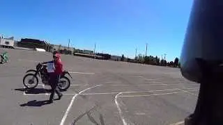 M1 Exit MSF(Motorcycle Safety Foundation) Test 1 A & B