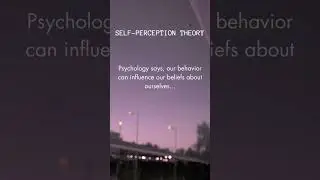 Self-Perception Theory
