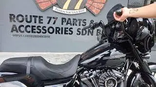 Street glide special. installed  Vance & Hines dresser duals Header and pm 21