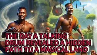 THE DAY A TALKING DRUM REVEALED A HIDDEN PATH TO A MAGICAL LAND