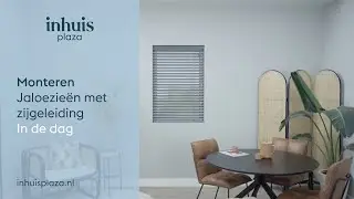 Montage instructies jaloezie&euml;n met zijgeleiding - in de dag | inhuis plaza