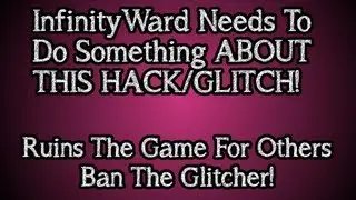 MW3 Aground Glitch - IW Fix This And Ban This Fool!