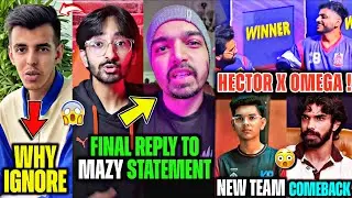 Omega Hector Same TEAM😱 Beast TEAM🚨 Aaru Reply to MAZY🤯 Snax on COMEBACK🥵 Jelly CHALLENGE Dropclash😳