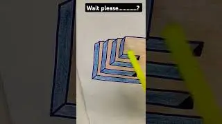 🔥Best illusion drawing🔥1234=123 How........? # #drawing #art #easyillusion #funny #1234 #123