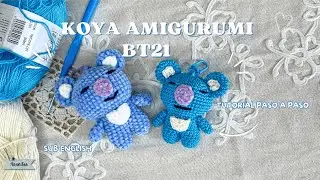 Koya BT21 Amigurumi Crochet 💙🐨 | Tutorial Paso a Paso en espa&ntilde;ol  + English Subtitles