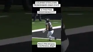 COLORADO BEATS RANKED ISU #coloradobuffaloes #football #iowastate #ncaa #collegefootball #cfb