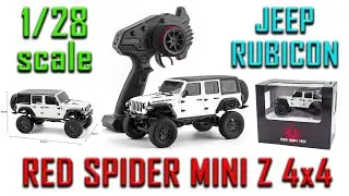 Red Spider Mini Z 4x4 1/28 Jeep Rubicon clone of Kyosho Mini Z