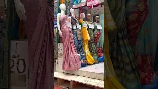 Just 200 start premium sarees in Surat !bombay market Surat ! Saree manufacturers in Surat ! #saree