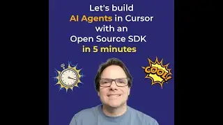 Build an AI Agent in Cursor with Open Source SDK & Agent GoGo - Preview