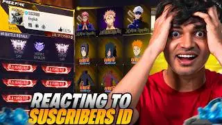 Reacting To Subscribers Expensive Id 1 crore + Collection *Shocking* - Garena Free Fire
