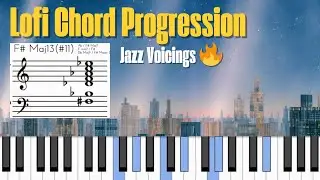 Jazzy Lofi Chord Progression Tutorial 🌖
