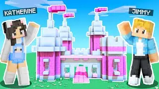 💜Minecraft PRINCESS Build Battle vs JIMMY!