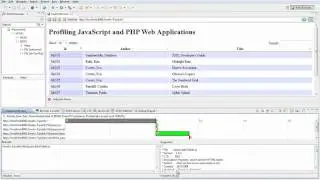 Profile and Code Trace jQuery and PHP Web Applications