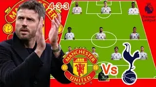 Manchester United Vs Tottenham Potential 4-3-3 Line up with Yoro in EPL MatchWeek 25 Season 2025/26