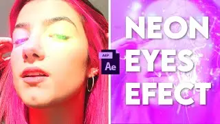 Neon eyes tutorial After effects II Español