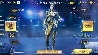 Buying the Legendary Nyx Starstruck & HS0405 Songstress by Completing the TRIPLE THREAT Draw in CODM