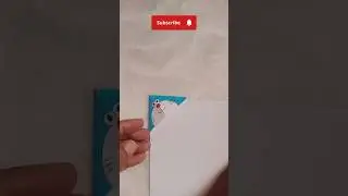 How to make Doraemon bookmark #papercraft #origamibookmark #doremon #paperart #origami
