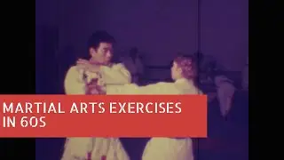 Martial arts exercises in 60s Archive Footage