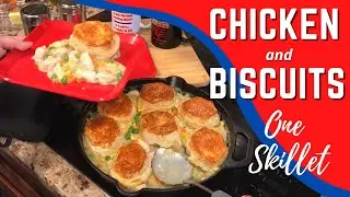 Creamy Chicken and Biscuits Recipe - Chicken Pot Pie with Biscuits