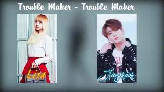 How Would BLACKPINK(Lisa) & BTS(Jungkook) Sing - Trouble Maker 