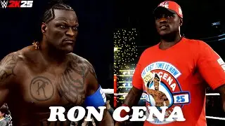 WWE 2K25 Рон Сина (R Truth) Выход и первый взгляд на модель || Прощальный набор DLC с Джоном Синой