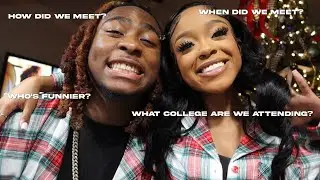 HOW DID WE MEET? WHO'S FUNNIER? | OUR FIRST VIDEO!