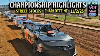 DIRT TRACK STREET STOCK CHAMPIONSHIP FROM CHARLOTTE QUALIFYIER HIGHLIGHTS 11/2/25
