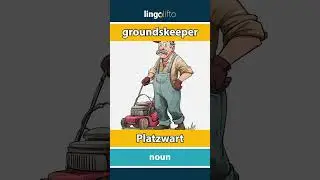 🇬🇧🇩🇪 groundskeeper - Platzwart : learn English : Lernen wir Englisch : vocabulary builder