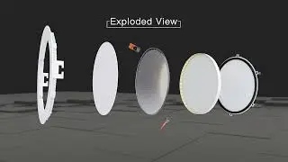 Addlon 6 inch 5CCT Ultra-Thin LED Recessed Ceiling Light