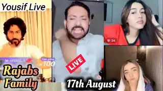 Rajabs Family |Yousif is Live & Shakeel Mehar|  livle  17 Aug #ytlive #bigfun #yousifishere 