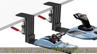 Hikig 2 Pack Desk Mount Hotas Mount Joystick Mount Compatible With Logitech X52/X52 Pro/X56/X56 Rhi