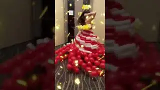 Happy National Popcorn Day #NationalPopcornDay #BalloonDress #BalloonCosplay #CosplayTransition #Hou