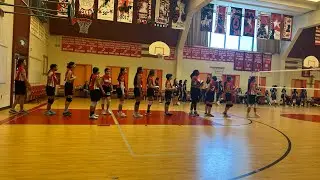 Girls volleyball game.  Orchard Middle School -vs- Rancho Middle School 2/27/25.