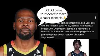 Kd recruited Bol Bol to the suns 😹