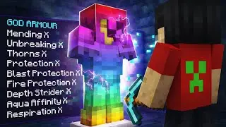 I Made GOD ARMOUR in Minecraft PE 😱 | Full Max Enchant