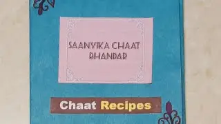 Sev Chat Menu Card Design For #School Projects..