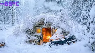❄️ Trapped in &minus;65&deg;C Wilderness with My Dog Inside a Remote Winter Hut