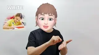 American Sign Language (ASL) Lesson: Write