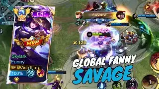SAVAGE PERTAMA DI AWAL SEASON SUNGGUH MENGESANKAN | GAMEPLAY FANNY 2025 | MLBB