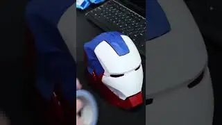 3d printed mini iron man helmet