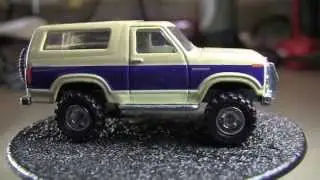 '85 Ford Bronco 4x4 : Hot Wheels Boulevard P Case X3091 956P
