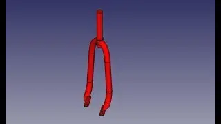 FREECAD #83 - BICYCLE FORK