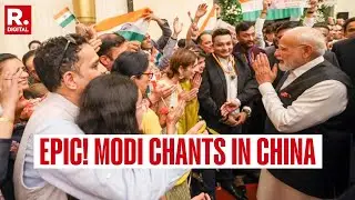 China SCO Summit: PM Modi Receives Grand Welcome By Indian Diaspora In Tianjin