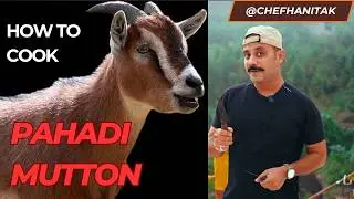 Pahadi Desi Mutton Chulhe Wala | Desi Mutton | कुमाऊनी/पहाड़ी मटन करी (शिकार) I Tari wala handi meat